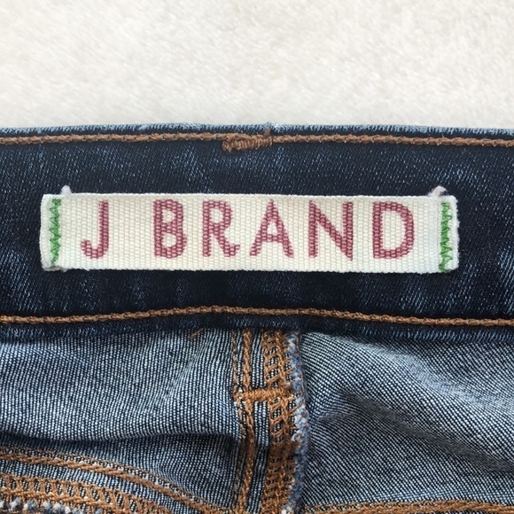 J BRAND Size 29 Medium Washed Denim Starless Low Rise Skinny Ankle Jeans - Picture 4 of 11